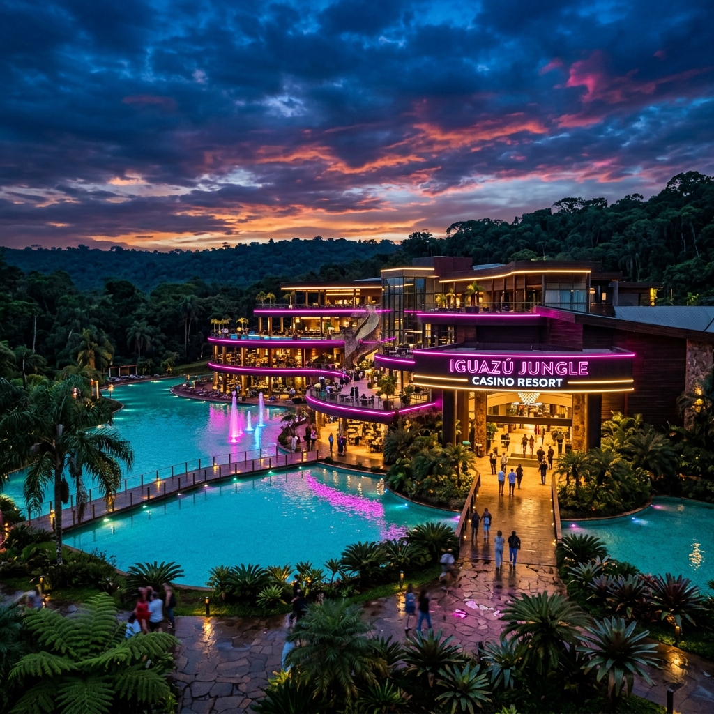Iguazú Jungle Resort exterior surrounded by rainforest